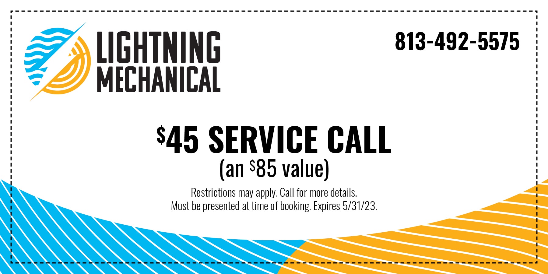  Service Call (an  value) expires 5/31/23